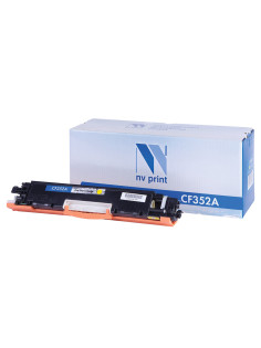 Картридж лазерный NV PRINT (NV-CF352A) для HP LJ M176n/ M177fw, желтый, ресурс 1000 страниц