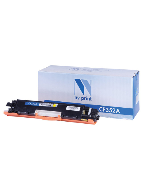 Картридж лазерный NV PRINT (NV-CF352A) для HP LJ M176n/ M177fw, желтый, ресурс 1000 страниц