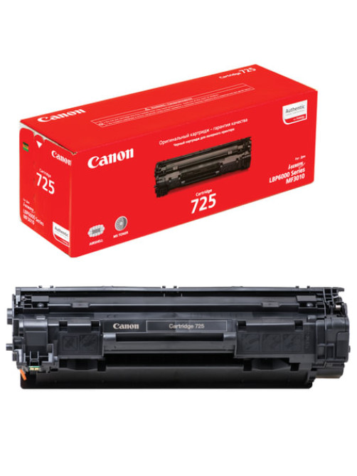 Картридж лазерный CANON (725) LBP6000/LBP6020/LBP6020B, оригинальный, ресурс 1600 стр., 3484B002