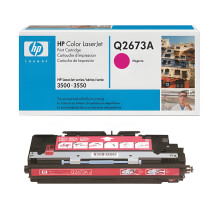 Картридж лазерный HP (Q2673A) ColorLaserJet 3500/3550/3700, пурпурный, оригинальный, ресурс 4000 стр.
