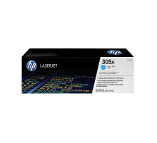 Картридж лазерный HP (CE411A) CLJ Pro M351/M451, №305A, голубой, оригинальный, ресурс 2600 страниц