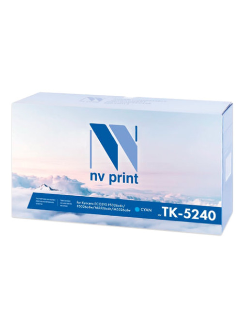 Тонер-картридж NV PRINT (NV-TK-5240C) для KYOCERA ECOSYS P5026cdn/w/M5526cdn, голубой, ресурс 3000 стр.