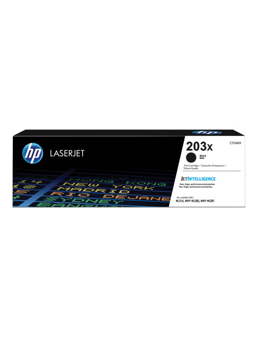 Картридж лазерный HP (CF540X) LaserJet Pro M254/M280/M281, №203X, черный, оригинальный, ресурс 3200 страниц