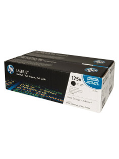 Картридж лазерный HP (CB540AD) ColorLJ CP1215 и др, №125A, черный, оригинальный, КОМПЛЕКТ 2 шт., ресурс 2х2200 страниц