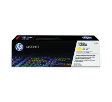Картридж лазерный HP (CE322A) CLJ CM1415FN/FNW/CP1525N/NW, №128A, желтый, оригинальный, ресурс 1300 страниц
