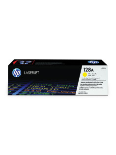 Картридж лазерный HP (CE322A) CLJ CM1415FN/FNW/CP1525N/NW, №128A, желтый, оригинальный, ресурс 1300 страниц