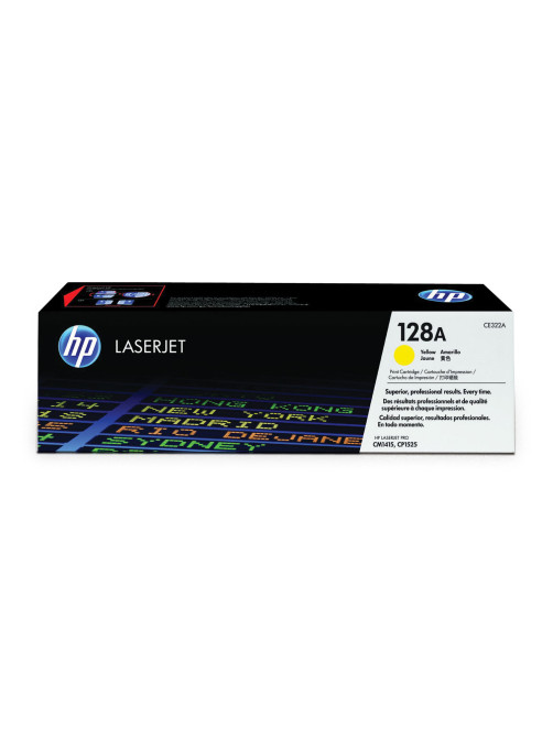 Картридж лазерный HP (CE322A) CLJ CM1415FN/FNW/CP1525N/NW, №128A, желтый, оригинальный, ресурс 1300 страниц