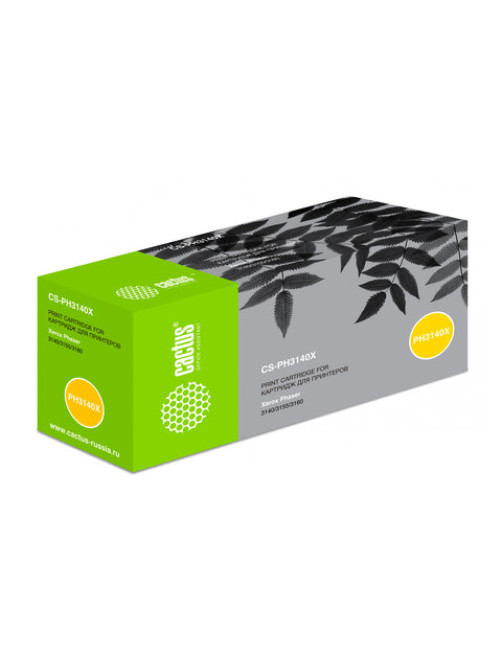 Картридж лазерный CACTUS (CS-PH3140X) для XEROX Phaser3140/3155/3160, ресурс 2500 стр.