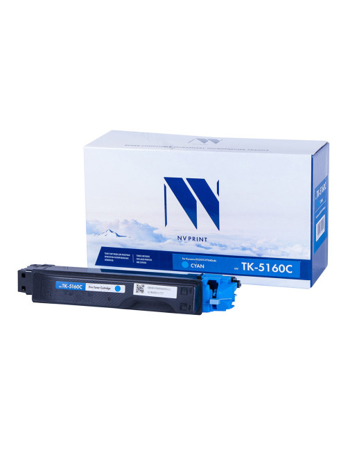 Тонер-картридж NV PRINT (NV-TK-5160C) для KYOCERA ECOSYS P7040cdn, голубой, ресурс 12000 стр.