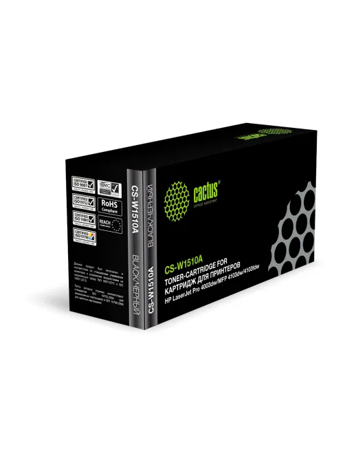Картридж лазерный CACTUS (CS-W1510A) для HP LJ Pro 4003dw/MFP 4103dw/4103fdw, ресурс 3050 стр.