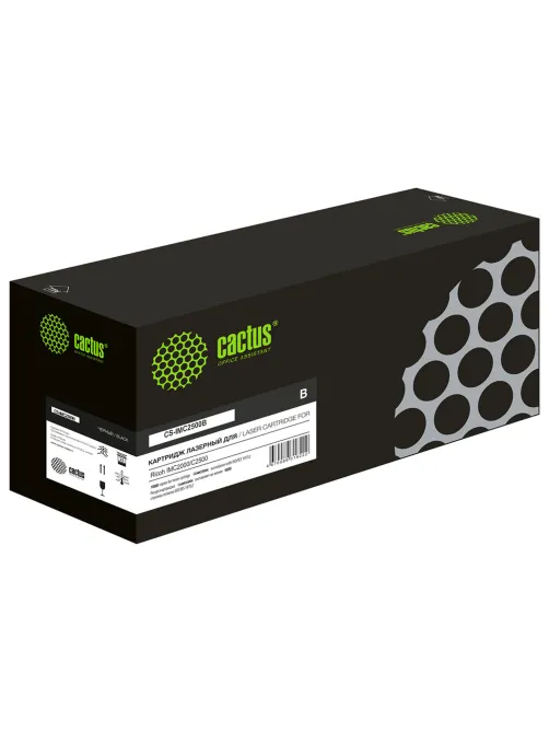 Картридж лазерный CACTUS (CS-IMC2500B) для Ricoh IMC2000/C2500 черный, ресурс 16500 стр.