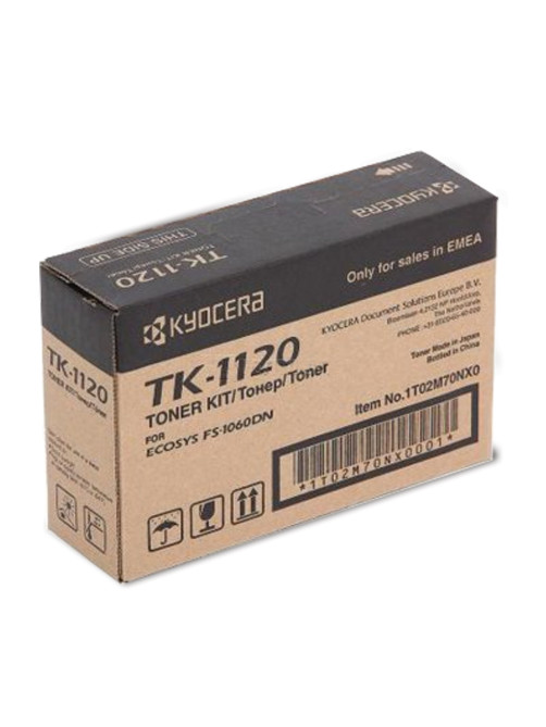 Тонер-картридж KYOCERA (TK-1120) FS1060DN/1025MFP/1125MFP, оригинальный, ресурс 3000 стр., 1T02M70NX1