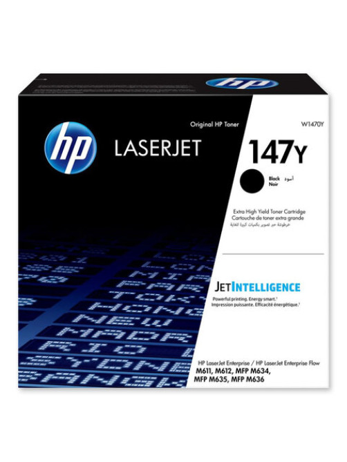 Картридж лазерный HP (W1470Y) LaserJet M611dn/M612dn/M635/M636, №147Y, оригинальный, ресурс 42000 страниц