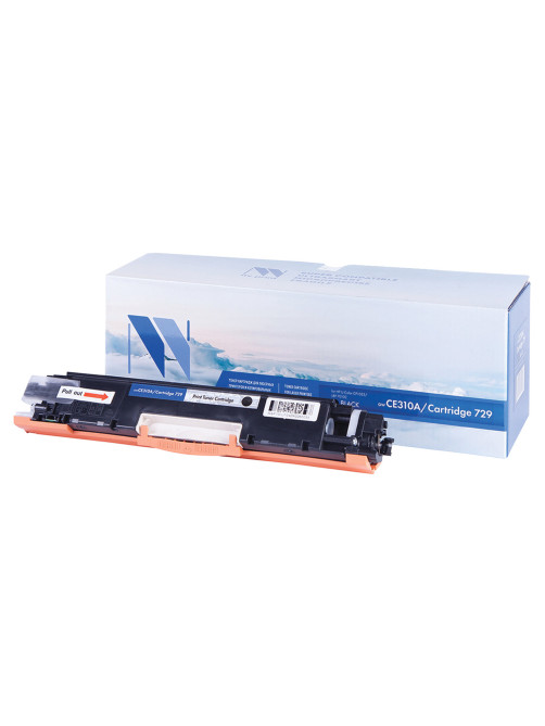 Картридж лазерный NV PRINT (NV-CE310A/729Bk) для HP M175nw/CP1025nw/CANON LBP7010C, черный, ресурс 1200 страниц