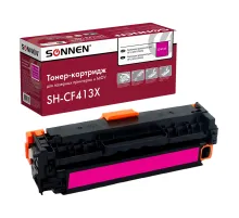 Картридж лазерный SONNEN (SH-CF413X) для HP LJ M477/M452 ВЫСШЕЕ КАЧЕСТВО пурпурный, 5000 страниц, 363949