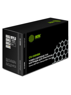 Картридж лазерный CACTUS (CS-039HBK) для Canon i-Sensys LBP 351x /352x, ресурс 25000 страниц