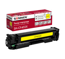 Картридж лазерный SONNEN (SH-CF402X) для HP LJ Pro M277/M252 ВЫСШЕЕ КАЧЕСТВО желтый, 2300 страниц, 363944