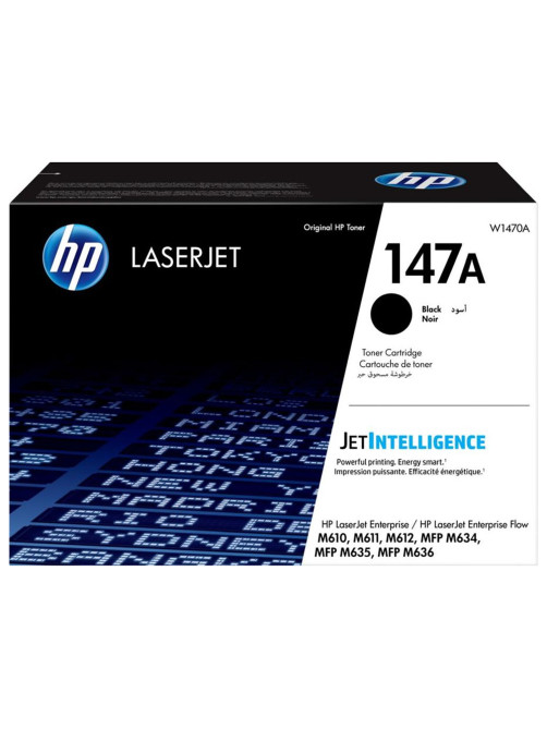 Картридж лазерный HP (W1470A) LaserJet M611dn/M612dn/M635/M636, №147A, оригинальный, ресурс 10500 страниц
