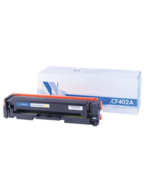 Картридж лазерный NV PRINT (NV-CF402A) для HP M252dw/M252n/M274n/M277dw/M277n7, желтый, ресурс 1400 страниц