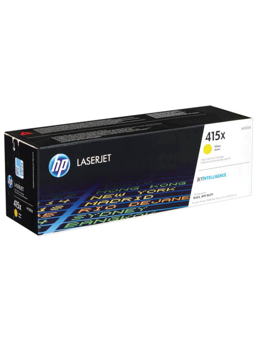 Картридж лазерный HP (W2032X) Color LaserJet M454dn/M479dw и др, №415X, желтый, оригинальный, ресурс 6000 страниц