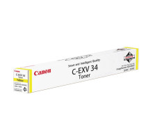 Тонер CANON (C-EXV34Y) iR C9060/C9065/C9070, желтый, оригинальный, ресурс 16000 страниц, 3785B002