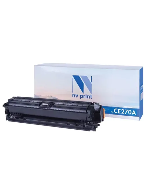 Картридж лазерный NV PRINT (NV-CE270A) для HP CP5525dn/CP5525n/M750dn/M750n, черный, ресурс 13500 страниц