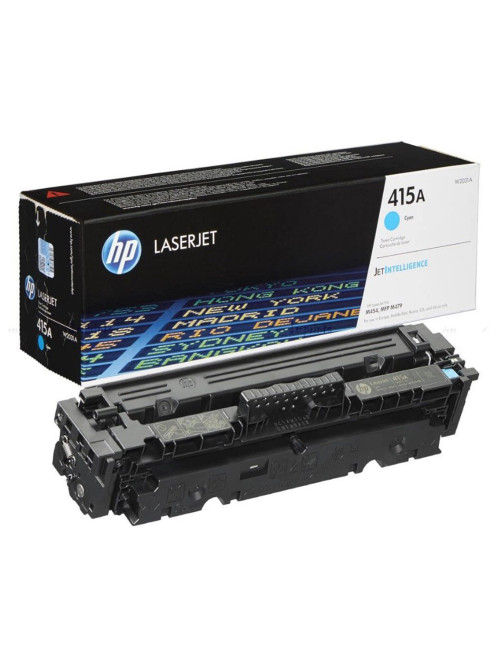 Картридж лазерный HP (W2031A) Color LaserJet M454dn/M479dw и др, №415A, голубой, оригинальный, ресурс 2100 страниц