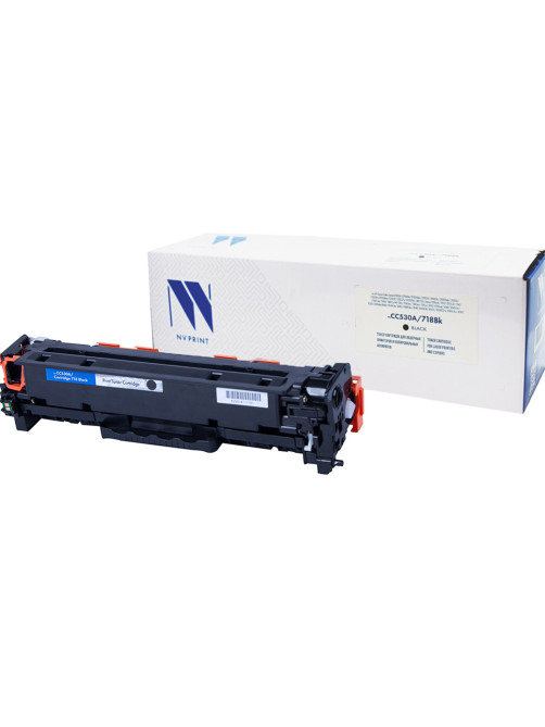 Картридж лазерный NV PRINT (NV-718BK) для CANON LBP7200Cdn/MF8330Cdn/8350Cdn, черный, ресурс 3400 стр., NV-CC530A/718Bk
