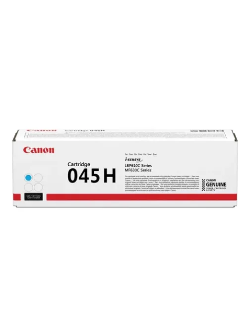 Картридж лазерный CANON (045HC) MF635/633/631/LBP 611/613, голубой, ресурс 2200 стр., оригинальный, 1245C002