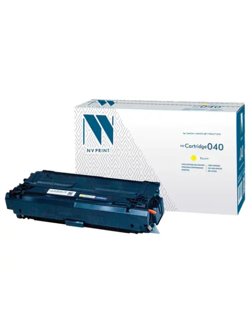 Картридж лазерный NV PRINT (NV-040Y) для Canon i-SENSYS LBP 710Cx/712Cx, желтый, ресурс 5400 страниц