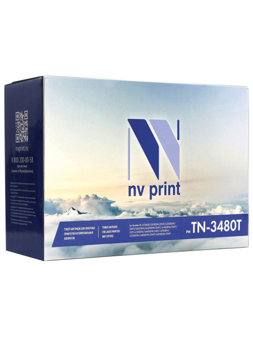 Картридж лазерный NV PRINT (NV-TN3480) для BROTHER HL-L5000D/L5100DN/L5200DW, ресурс 8000 страниц