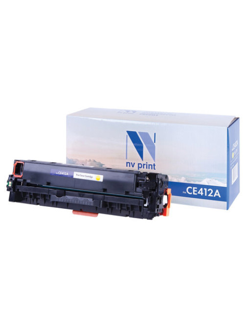 Картридж лазерный NV PRINT (NV-CE412A) для HP LJ M351a/375nw/451dn/475dn, желтый, ресурс 2600 страниц