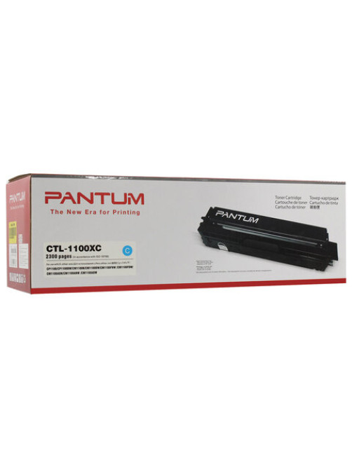 Картридж лазерный PANTUM (CTL-1100XC) CP1100/CM1100, голубой, оригинальный, ресурс 2300 страниц