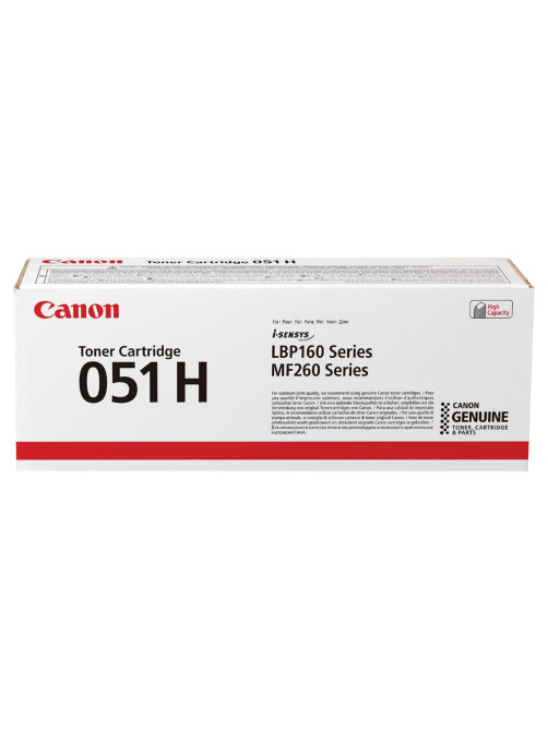 Картридж лазерный CANON (051H) i-SENSYS LBP162dw/MF264dw/267dw/269dw, ресурс 4100 страниц, оригинальный, 2169C002