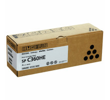 Картридж лазерный RICOH (SP C360HE) для Ricoh SP C360SFNw/C361SFNw, черный, оригинальный, ресурс 7000 страниц, 408184