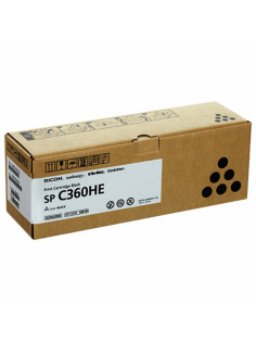 Картридж лазерный RICOH (SP C360HE) для Ricoh SP C360SFNw/C361SFNw, черный, оригинальный, ресурс 7000 страниц, 408184