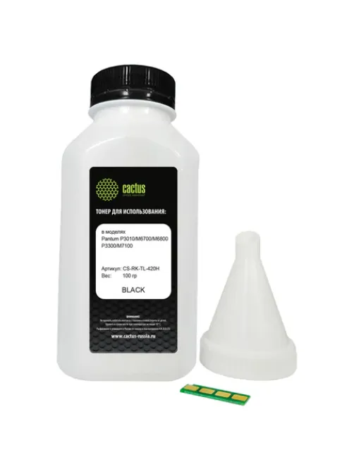 Заправочный комплект CACTUS (CS-RK-TL-420H) для Pantum P3010/M6700/M6800, с чипом, 100 г
