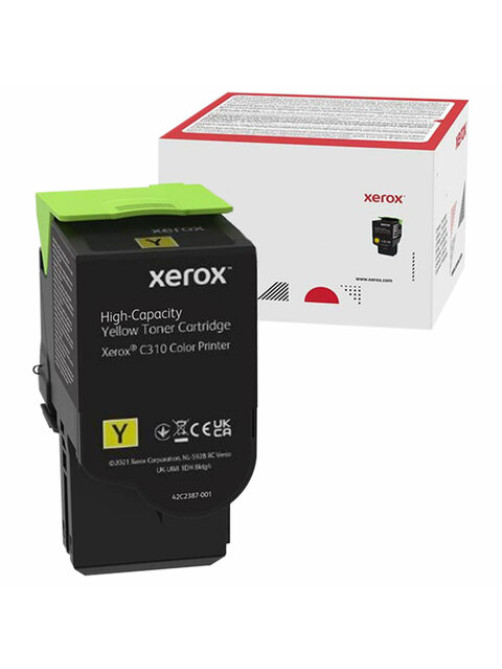 Картридж лазерный XEROX (006R04371) C310/C315, желтый, ресурс 5500 стр., ОРИГИНАЛЬНЫЙ