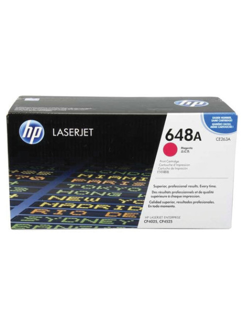 Картридж лазерный HP (CE263A) ColorLaserJet CP4025/4525, №647A, пурпурный, оригинальный, ресурс 11000 страниц