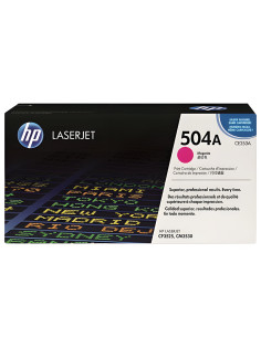 Картридж лазерный HP (CE253A) ColorLaserJet CP3525/CM3530, №504A, пурпурный, оригинальный, ресурс 7000 страниц
