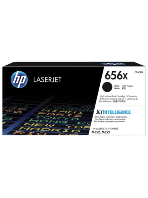 Картридж лазерный HP (CF460X) Color LJ M652dn/M653dn/M653x, №656X, черный, ресурс 27000 стр., оригинальный
