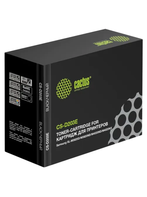 Картридж лазерный CACTUS (CS-D203E) для SAMSUNG ProXpress M3820/4020/3870/4070, ресурс 10000 стр.