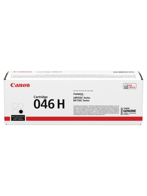 Картридж лазерный CANON (046HBK) i-SENSYS LBP653Cdw / 654Cx / MF732Cdw / 734Cdw, черный, ресурс 6300 страниц, оригинальный, 1254C002