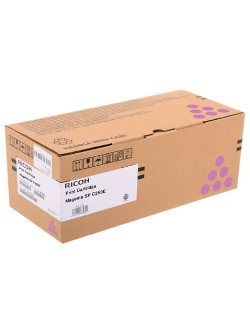 Тонер-картридж лазерный RICOH (SP C250E) SPC250/C260/C261, пурпурный, оригинальный, ресурс 1600 страниц, 407545