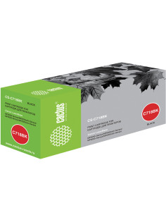 Картридж лазерный CACTUS (CS-C718BK) для CANON LBP-7200Cdn/MF8330Cdn/8350Cdn, черный, ресурс 3400 страниц
