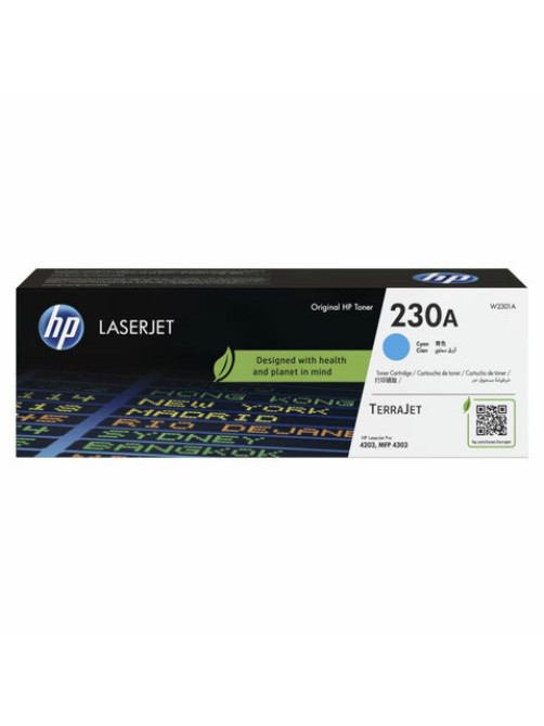 Картридж лазерный HP (W2301A) для Color LaserJet Pro 4303/4203, голубой, ресурс 1800 стр., оригинальный