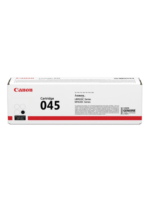 Картридж лазерный CANON (045BK) MF635/633/631/LBP 611/613, черный, ресурс 1400 стр., оригинальный, 1242C002