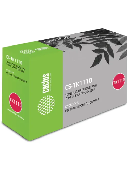 Тонер-картридж CACTUS (CS-TK1110) для KYOCERA FS-1040/1020/1120, ресурс 2500 стр.