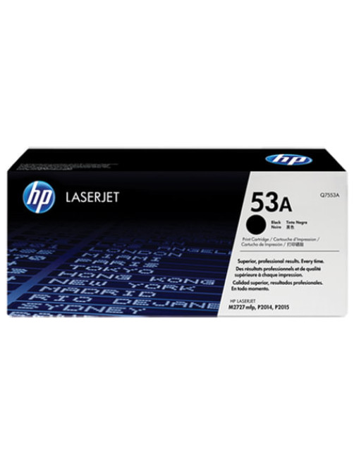 Картридж лазерный HP (Q7553A) LaserJet 2015/2015n/2014, №53А, оригинальный, ресурс 3000 страниц