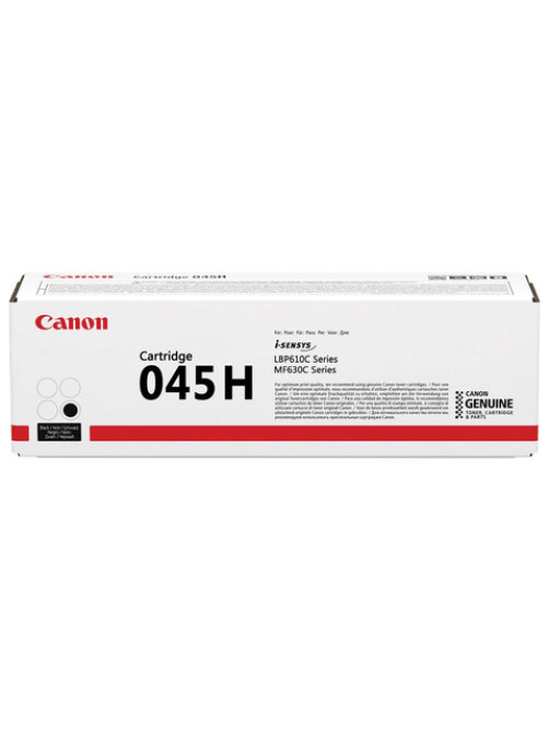 Картридж лазерный CANON (045HBK) MF635/633/631/LBP 611/613, черный, ресурс 2800 стр., оригинальный, 1246C002